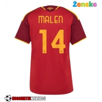 Ženske Nogometnih dresov AS Roma Donyell Malen #14 Domači 2026-27 Kratki rokavi